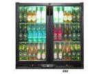 Double Door Bottle Fridge. TWO Infrico Double Door....