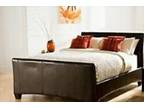 KINGSIZE BED leather king size bed and mattress all....