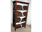 bASKET CABINET IN MAHOGONY Basket cabinet in mahogony....