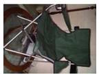 folding chairs. Two hardly used Folding chairs(green and....