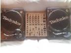 technics sl-1210 decks,  djx700 5 channel mixer, 