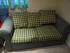 Sofabed,  Green and yellow colour Good condition Sturdy....