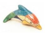 Raky pottery ceramic dolphin. Our beautiful ceramic....