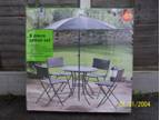 6 Piece rattan garden furniture