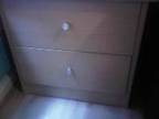 TWO BEDSIDE cabinets,  Two bedside cabinets beech colour....