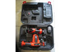 Black & Decker Fire Storm 14v Cordless Drill & Saw Set