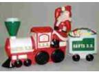 Blowmould Santa Train and Carriage