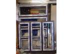 2 x window frames 2x double glazed window frames with....